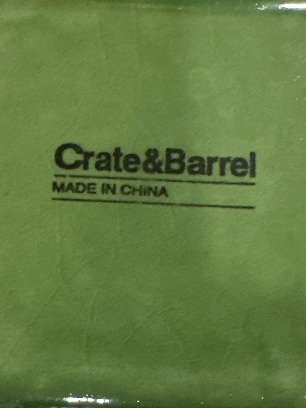 Crate&Barrel glazed ceramic